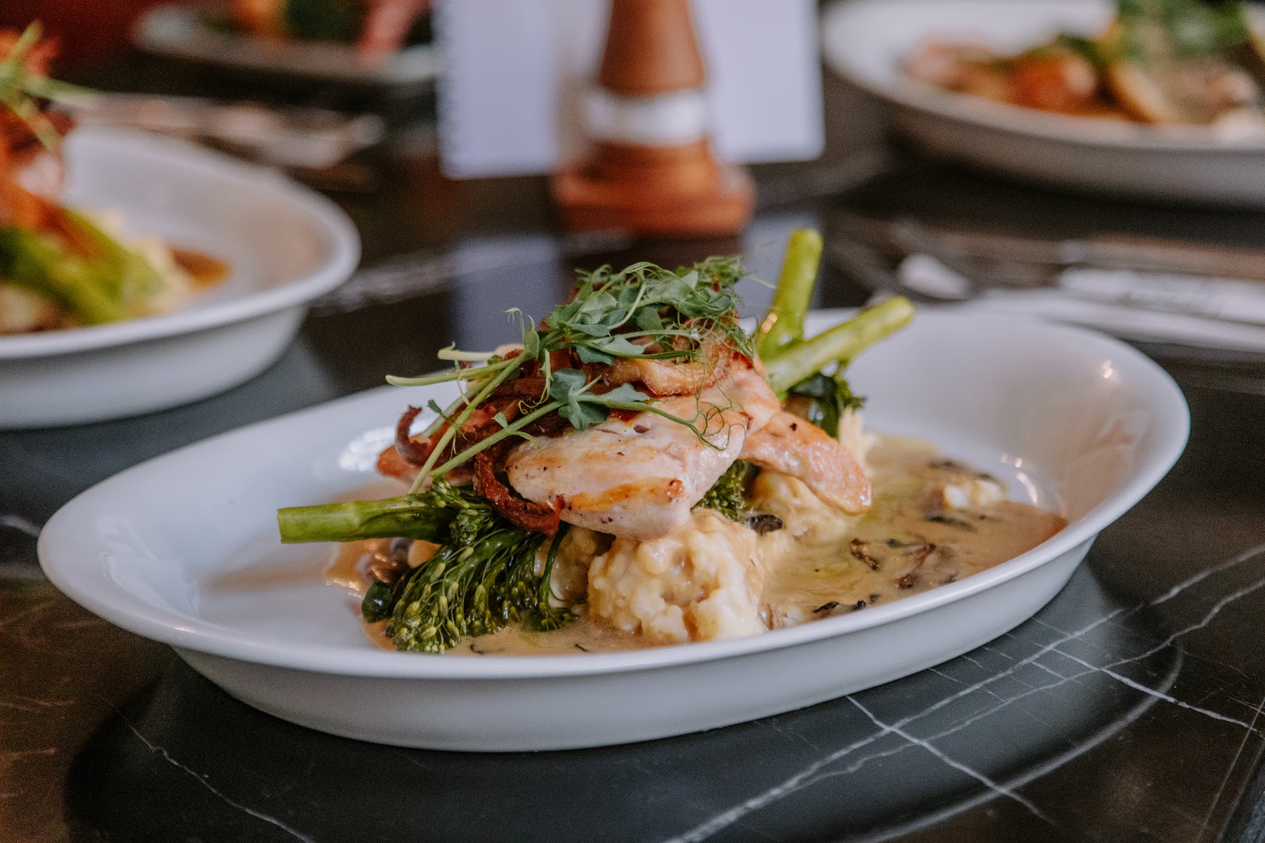 chicken with risotto